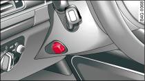 Switch for adjusting the steering wheel position